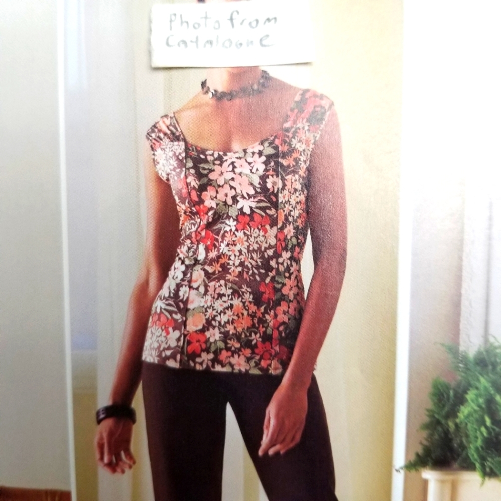 Weekenders Corset style top, reversible style,  square or sweetheart neckline